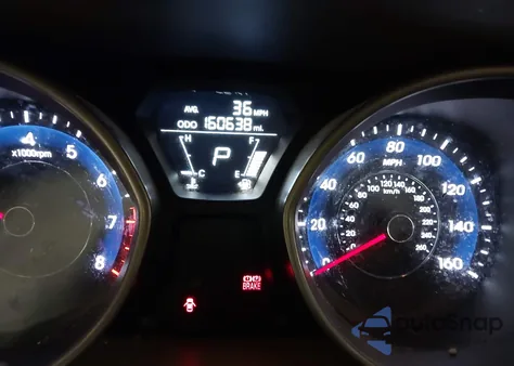 2013 Hyundai Elantra Gls/Limited from USA, damaged, VIN 5NPDH4AE7DH157223